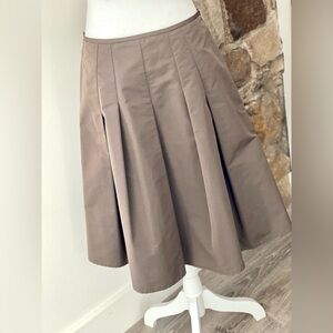 Chic Tan A-Line Skirt